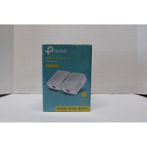 TP-Link  TL-PA4010 KIT AV600 600Mbps Powerline Ethernet Adapters - Picture 1 of 7